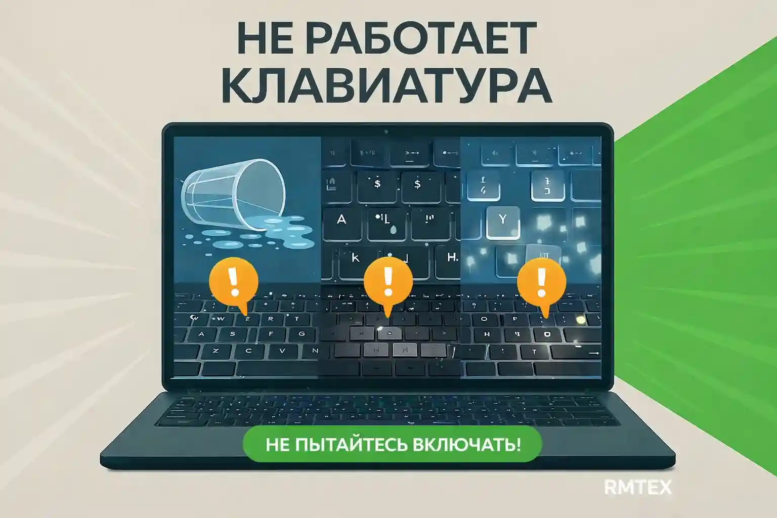 Не работает клавиатура ноутбука: залитие, не работают клавиши, подсветка или самонажатия